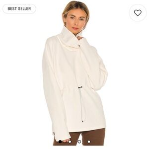 Varley Barton sweatshirt in cream, size xs